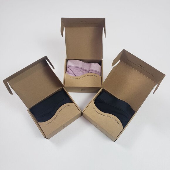 Allbirds Womens Shortie Underwear Trino 3-Pack 2X & XXL Raincloud Pitaya Black - Picture 5 of 14